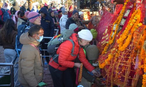 ताप्लेजुङस्थित प्रसिद्ध शक्तिपीठ पाथीभरामा  विदेशी पर्यटकको आगमन बढ्दै