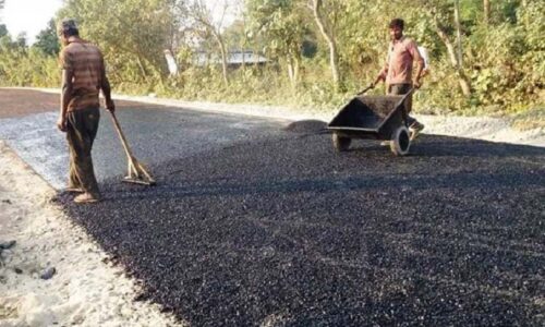 कालीगण्डकी करिडोर:म्याग्दीको दाना खण्डमा धमाधम कालोपत्र हुँदै