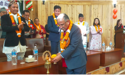 गोरखामा ‘ऐतिहासिक पर्यटन व्यवसायी भेला’ सुरु, अध्यक्ष दाहालद्धारा उद्घाटन