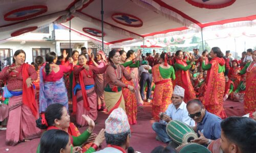 पोखरा–२८ मा कृषि गीत प्रतियोगिता सम्पन्न, मातृशिशु कृषि समूह प्रथम