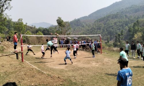 फेदीखोलामा वडास्तरीय पुरुष भलिबल प्रतियोगिता सुरु