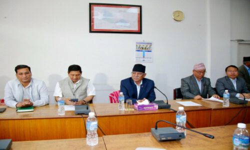 Maoist Centre Chair Dahal asks govt. to address genuine demands of teachers