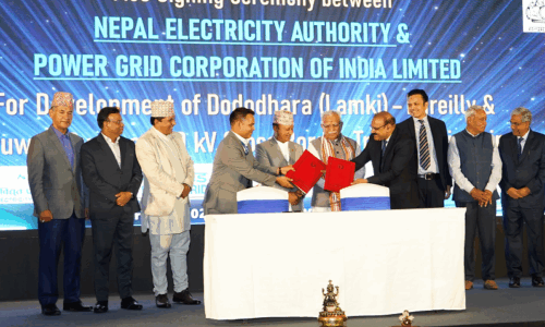 नेपाल र भारतबीच अन्तरदेशीय प्रसारण लाइन विस्तारमा महत्त्वपूर्ण सम्झौता